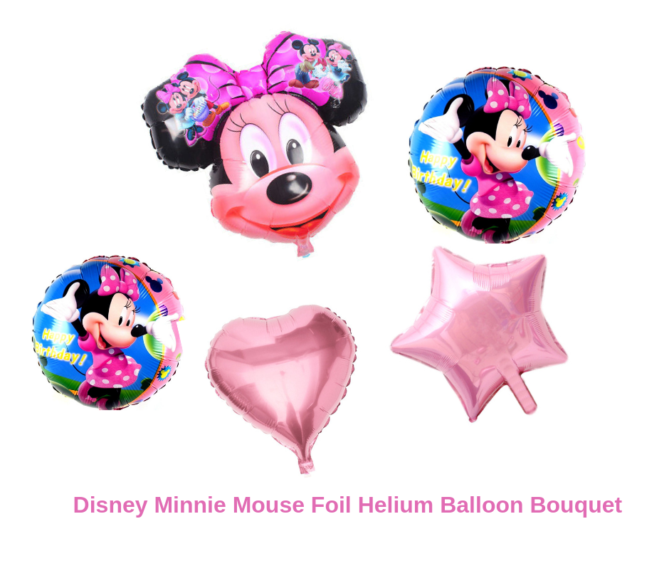 Home & Garden Minnie Mouse Balloon Bouquet 5pc Other Party Supplies ...