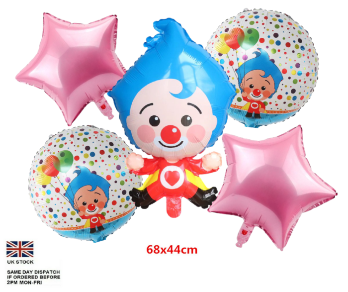 Plim Plim Clown Balloon Pink