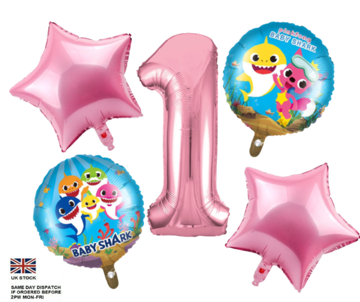 Baby Shark Foil Balloons