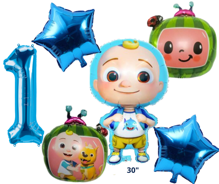 Cocomelon Foil Balloons - Birthday Balloons Decoration Supplies