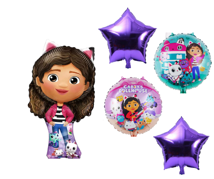 Gabby Dollhouse Balloons Set