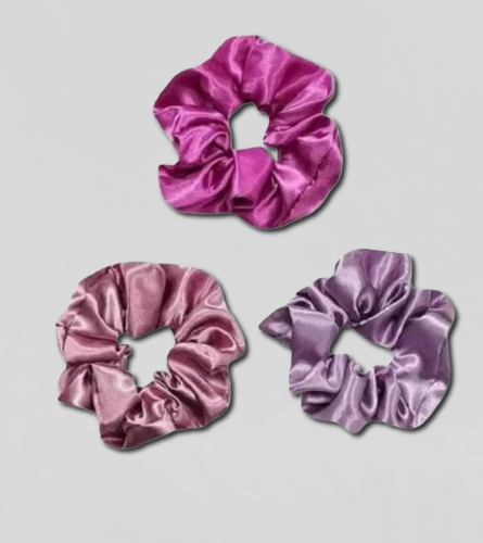 Satin scrunchies