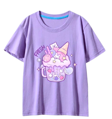 Adorable Girls Tshirt Purple