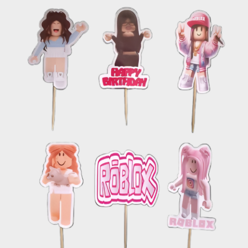 roblox cupcake toppers