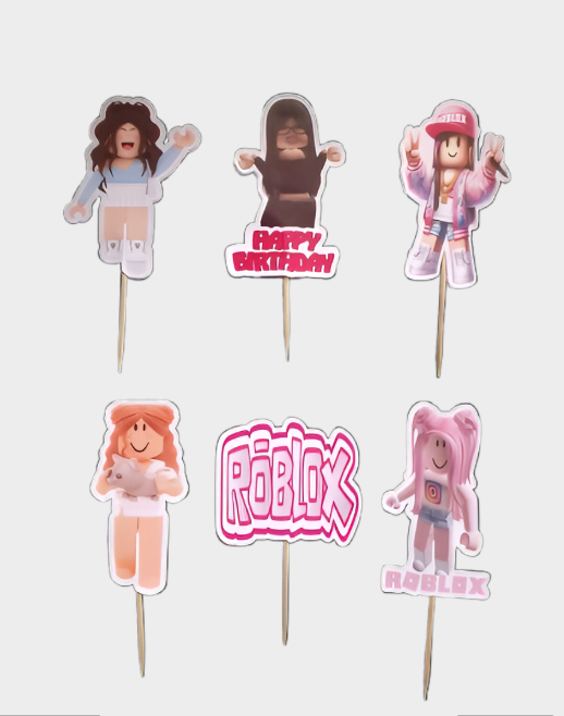 roblox cupcake toppers