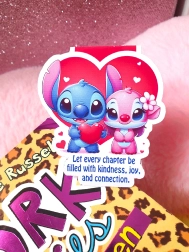 Stitch magnetic bookmark